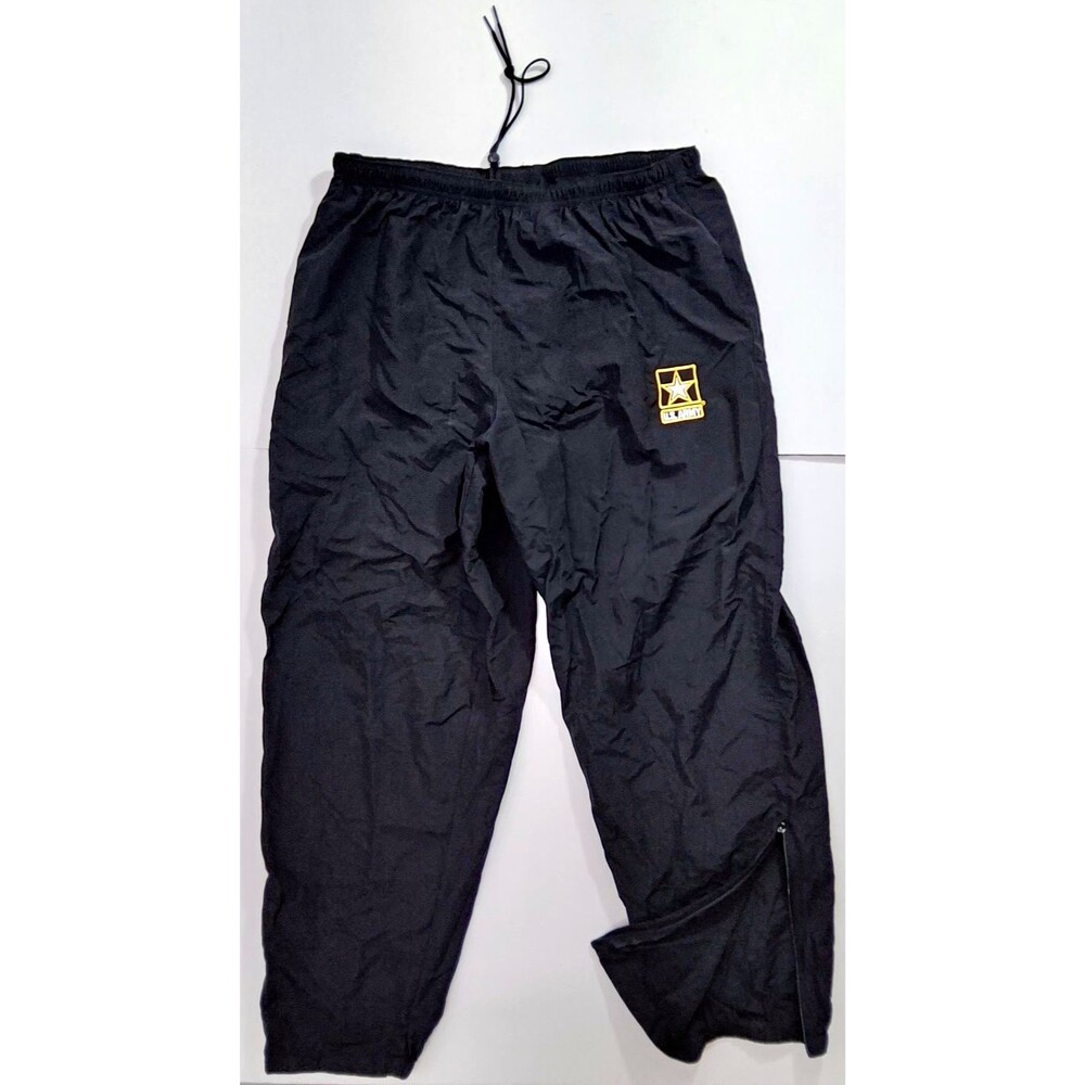 U.S. Army APFU Black Nylon Physical Fitness Uniform Pants XL Regular NWOT